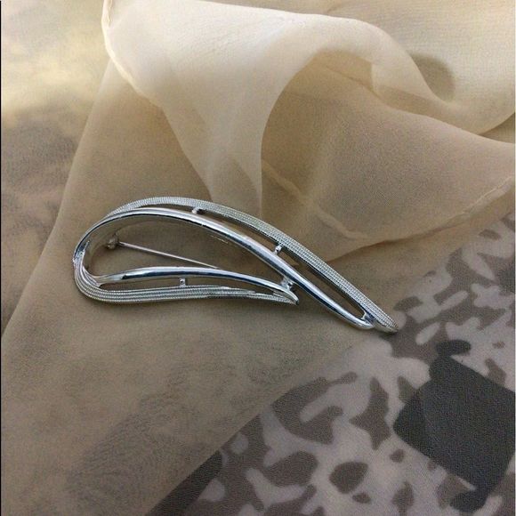 Vintage Sarah Coventry Brooch Pin Silver Marked Nice! - Picture 8 of 15